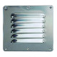 Grille d'aération rectangulaire en inox