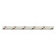 Cordage double tresse blanc avec temoin