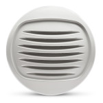 Klaxon - Avertisseur électrique encastrable en ABS blanc